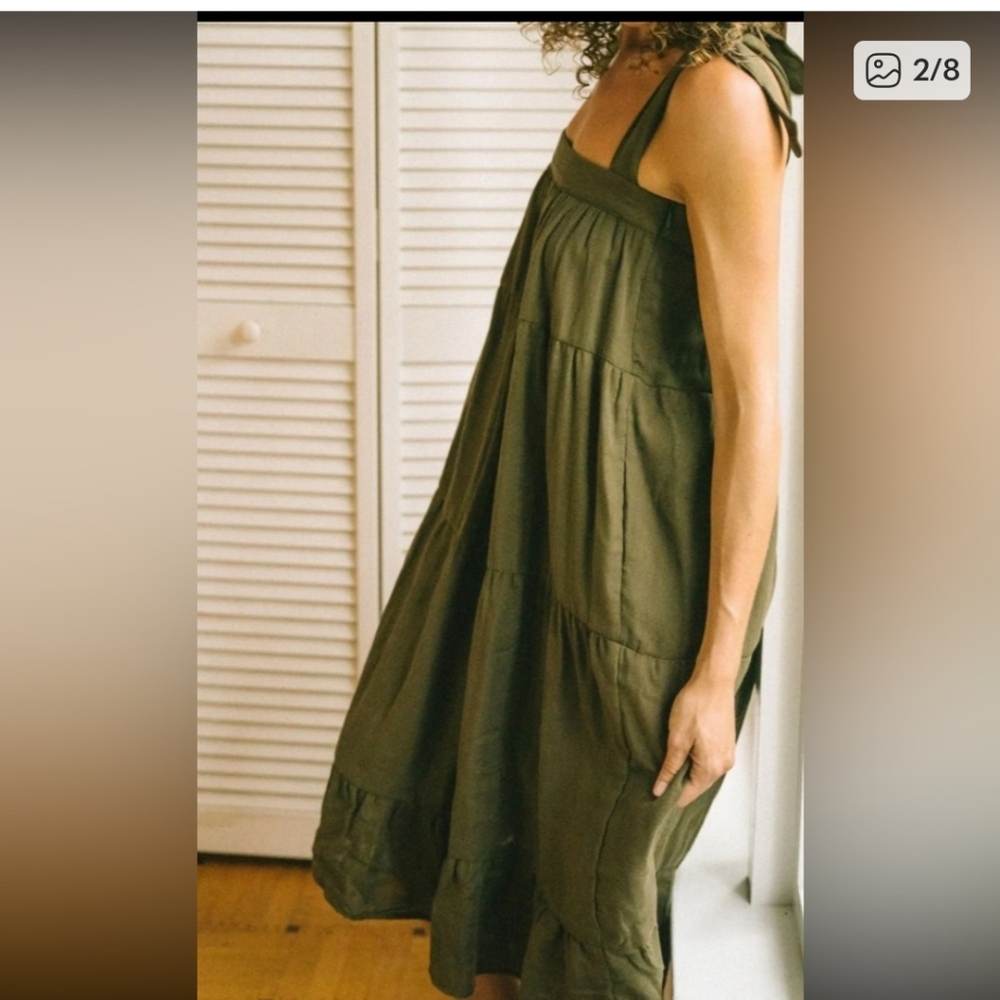 Jackson Rowe: Olive Green Maxi Dress 🫒
